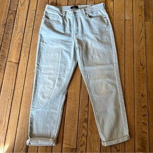 Banana Republic girlfriend straight leg relaxed jeans light wash size 30 size 10
